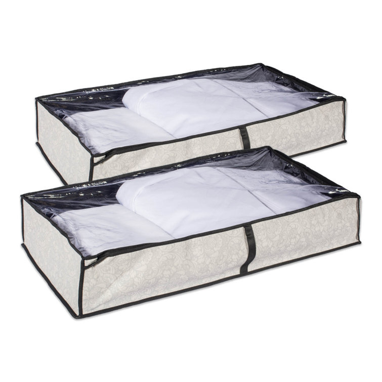 Under bed comforter online storage